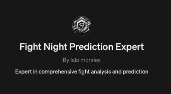 fight night predictor gpt